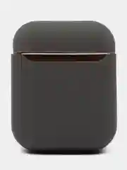 Черный чехол для AirPods 1/AirPods 2 силиконовый