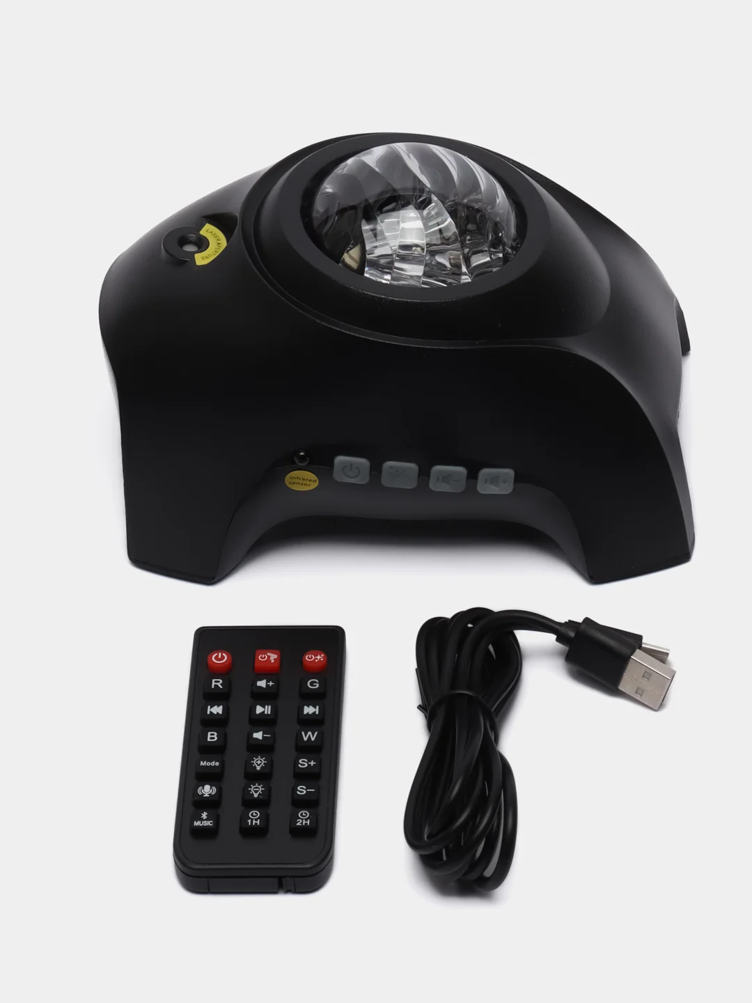 Черный ночник - проектор звездного неба, Bluetooth