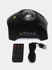 Черный ночник - проектор звездного неба, Bluetooth