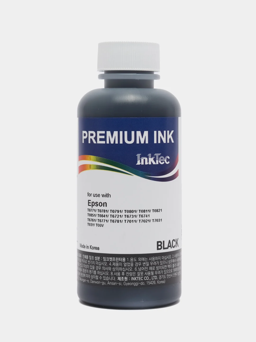 Черный чернила InkTec E0010 для Epson T50 / P50 / L800, 100 ml