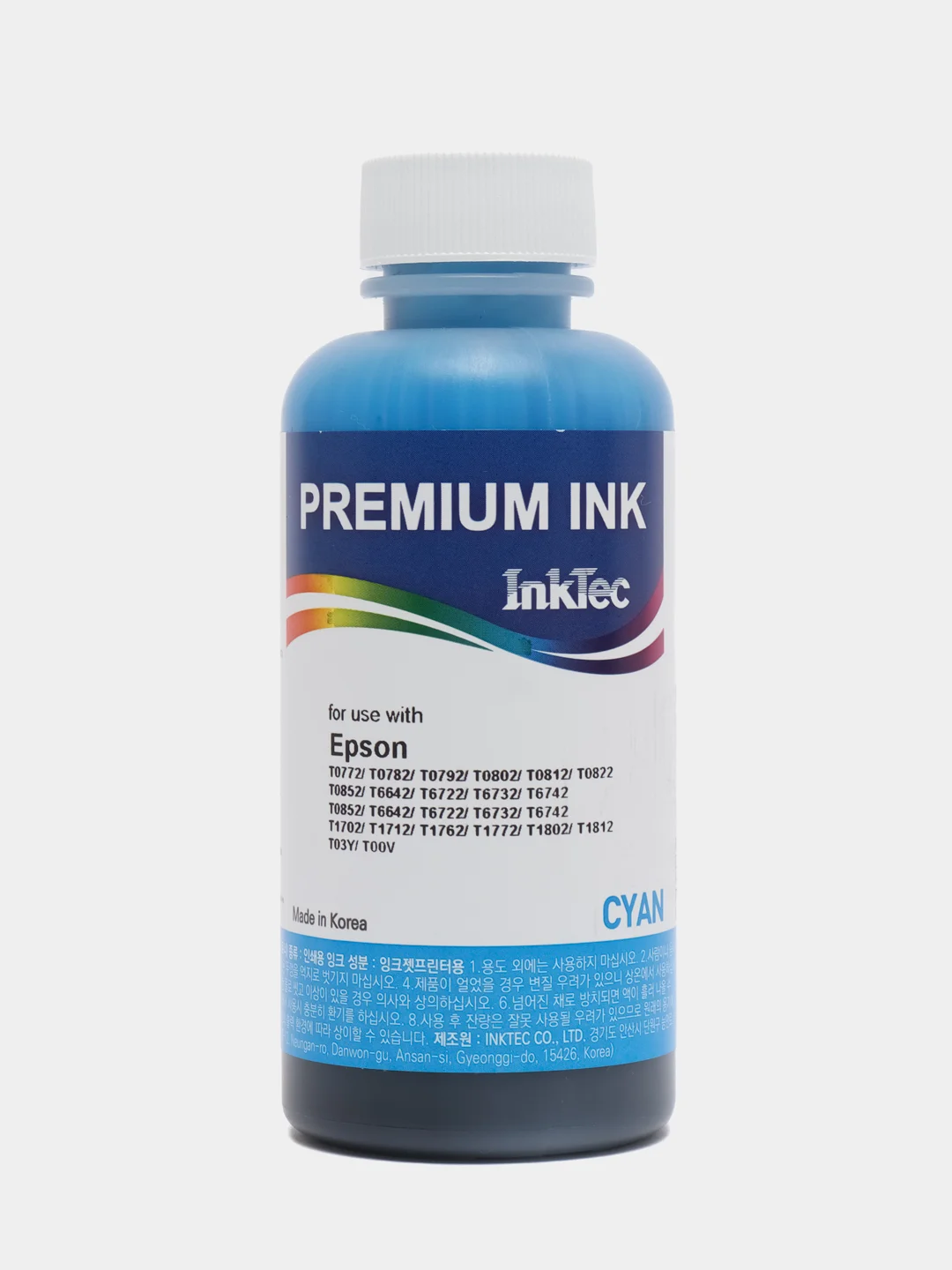 Синий чернила InkTec E0010 для Epson T50 / P50 / L800, 100 ml