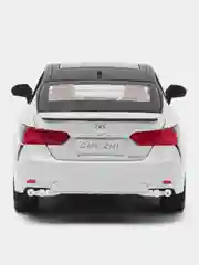 Белый металлическая машинка Che Zhi 1:24 Toyota Camry Sport CZ130A, инерционная, свет, звук