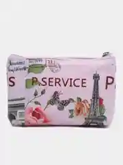 Розовый кошелек на молнии
