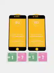 Черный защитное стекло для iPhone 6, 6S, 7, 8, X, XS, XR, 11, 12, 13, Pro Max, Pro, mini, 2 штуки