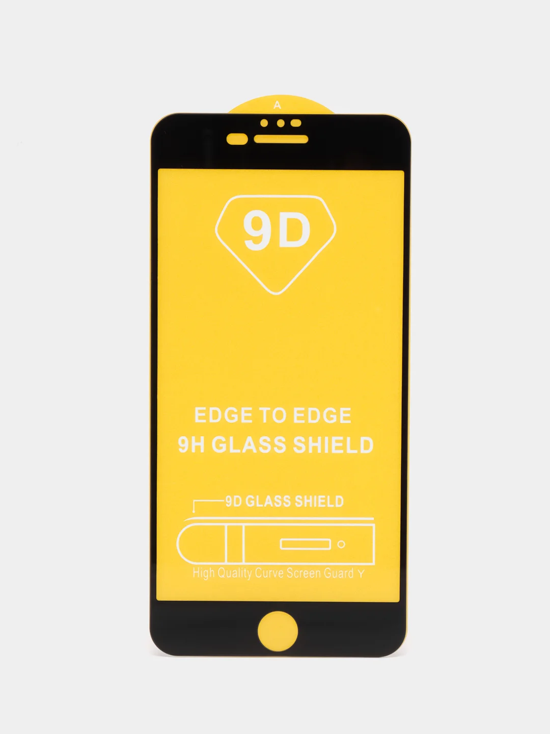 Черный защитное стекло для iPhone 6, 6S, 7, 8, X, XS, XR, 11, 12, 13, Pro Max, Pro, mini, 2 штуки