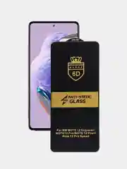 Черный защитное стекло Anti-Static Redmi Note 12 Pro, Note 12 Pro Plus, Poco X5 Pro / 12 Про Плюс