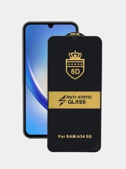 Защитное стекло Anti-Static для Samsung Galaxy A34 (Самсунг Галакси А34)