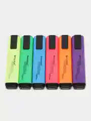 Набор текстовыделителей 6 ЦВЕТОВ, BRAUBERG "ORIGINAL NEON", линия 1-5 мм, 152216