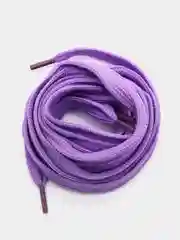 Лавандовый двухслойные шнурки для обуви, плоские, 110 см, 2 штуки