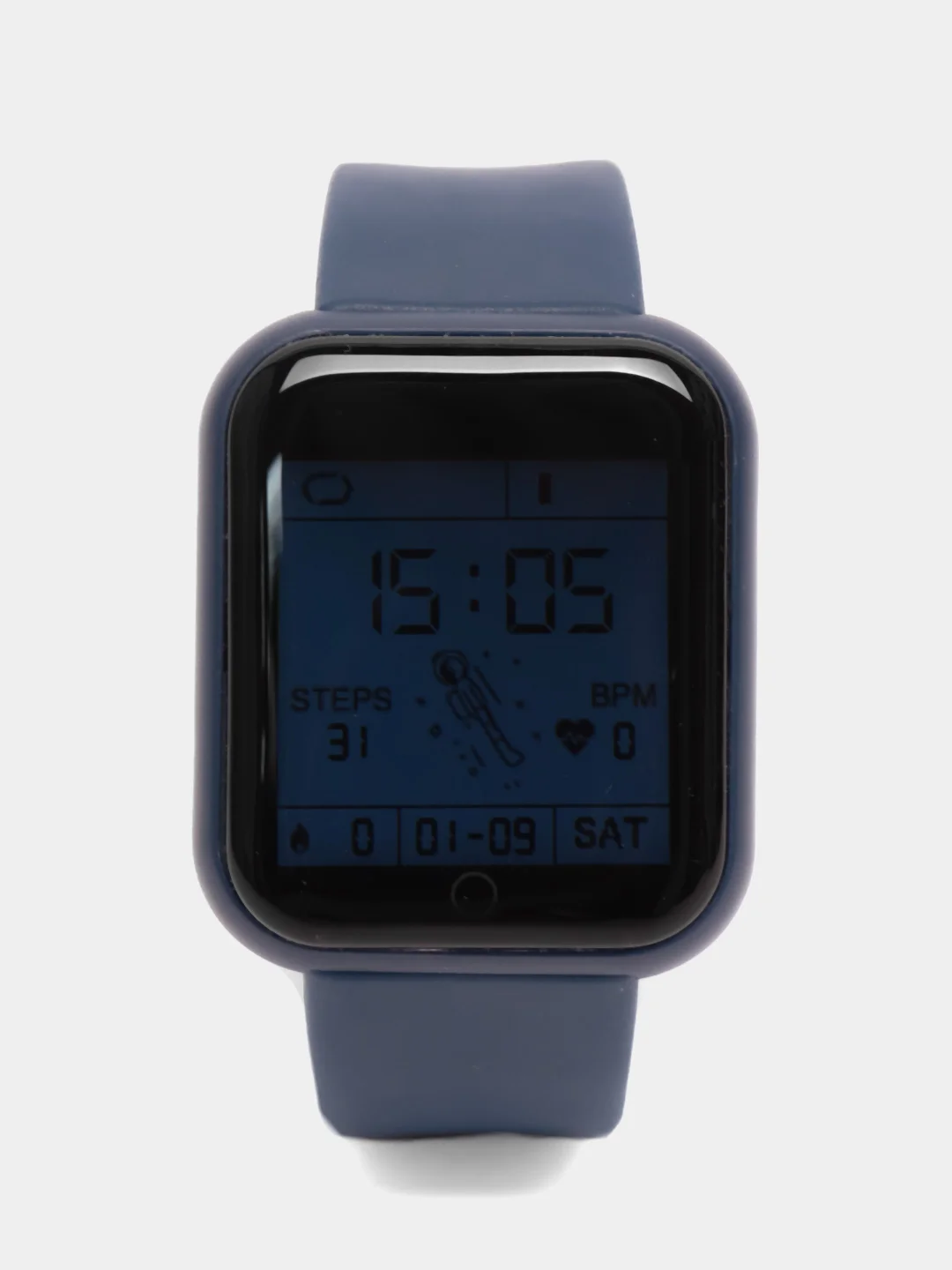 Темно-синий смарт Часы / Фитнес Браслет / Smart Watch