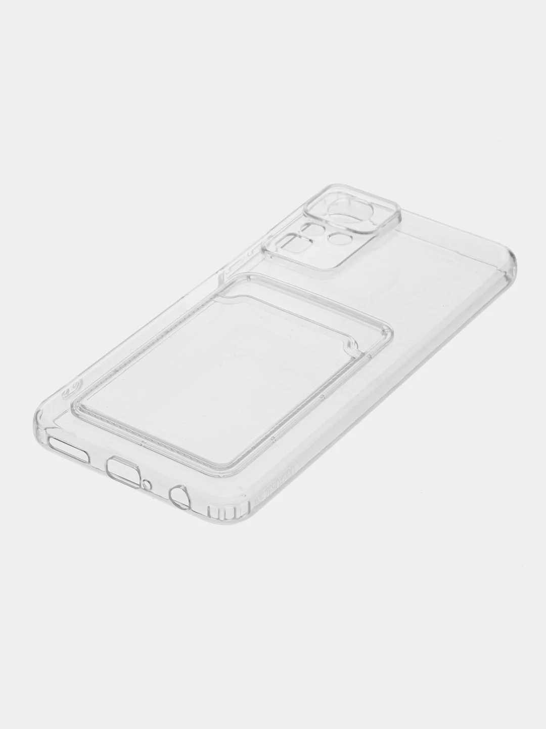 Ударопрочный прозрачный чехол с карманом на INFINIX NOTE 11 PRO, SMART 6 HD, ZERO X PRO