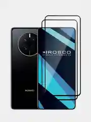 1-2 шт стекло для Huawei Mate 50 защитное ROSCO с олеофобным покрытием и черной рамкой