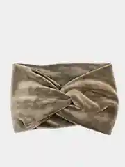 Широкая велюровая повязка на голову
