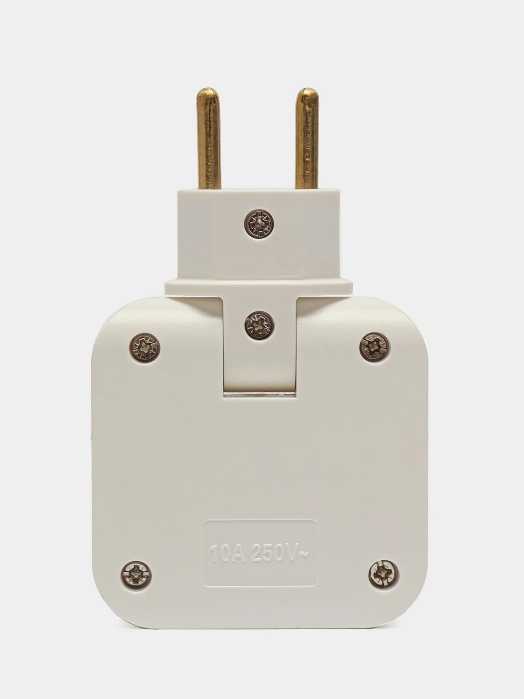 Тройник для розетки 220V и 220V+usb плоский, поворотный на 180 градусов, разветвитель