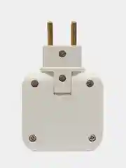 Тройник для розетки 220V и 220V+usb плоский, поворотный на 180 градусов, разветвитель