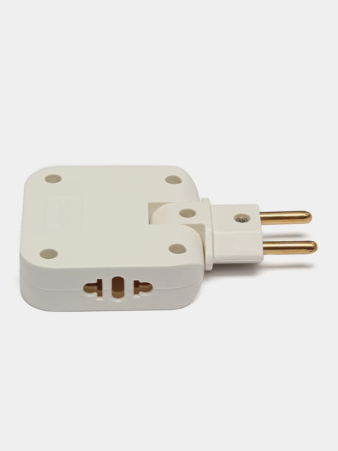 Тройник для розетки 220V и 220V+usb плоский, поворотный на 180 градусов, разветвитель