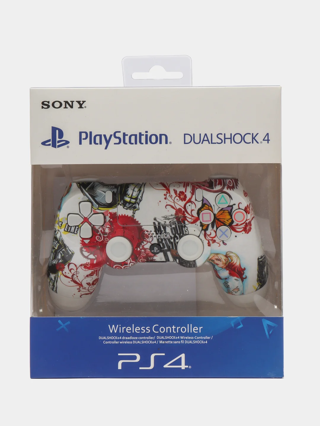 Белый джойстик для PS4, беспроводной геймпад
