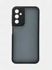 Чехол матовый для Samsung Galaxy A24, пластиковый, полупрозрачный, с глянцевой рамкой