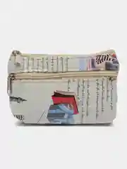 Кремовый кошелек на молнии