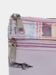 Сиреневый кошелек на молнии