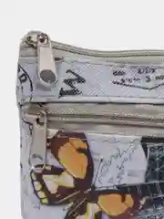 Серый кошелек на молнии