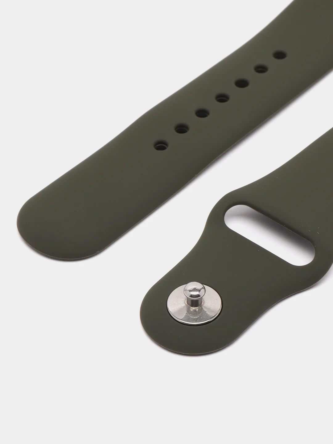 Тёмно-серый силиконовый ремешок для Apple Watch