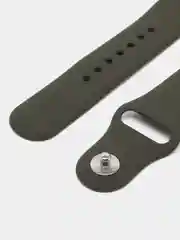 Тёмно-серый силиконовый ремешок для Apple Watch