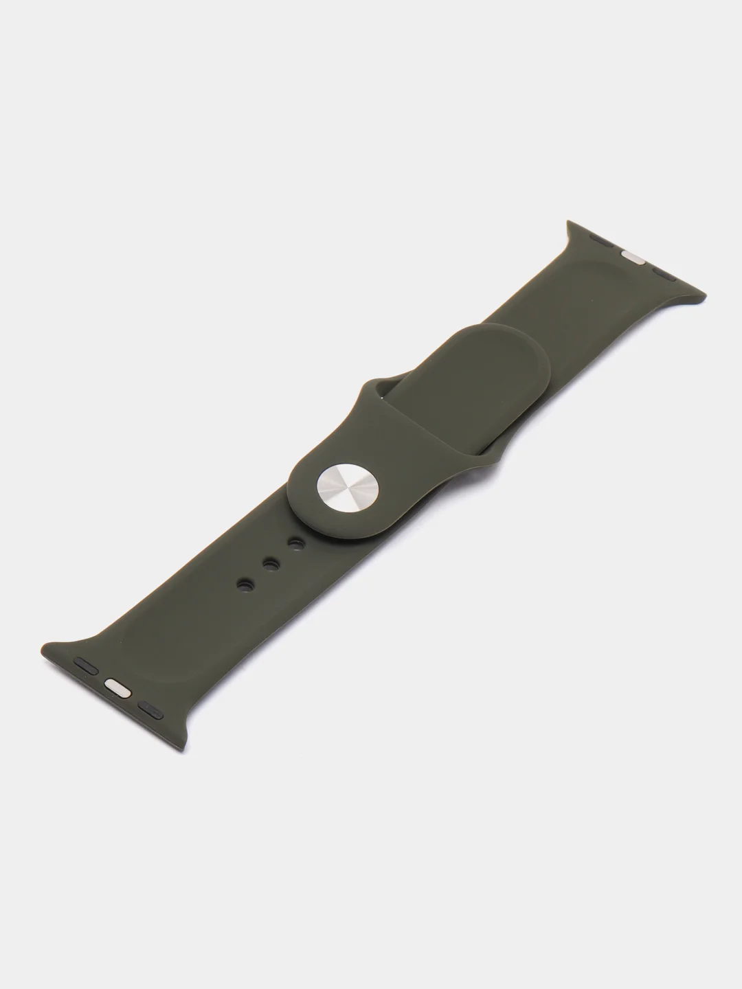 Тёмно-серый силиконовый ремешок для Apple Watch