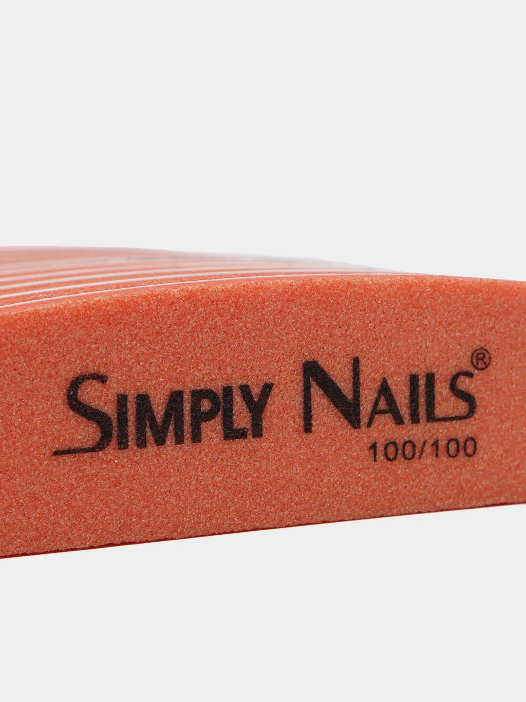 Оранжевый набор из 10 пилок для ногтей 100/100 Simply Nails