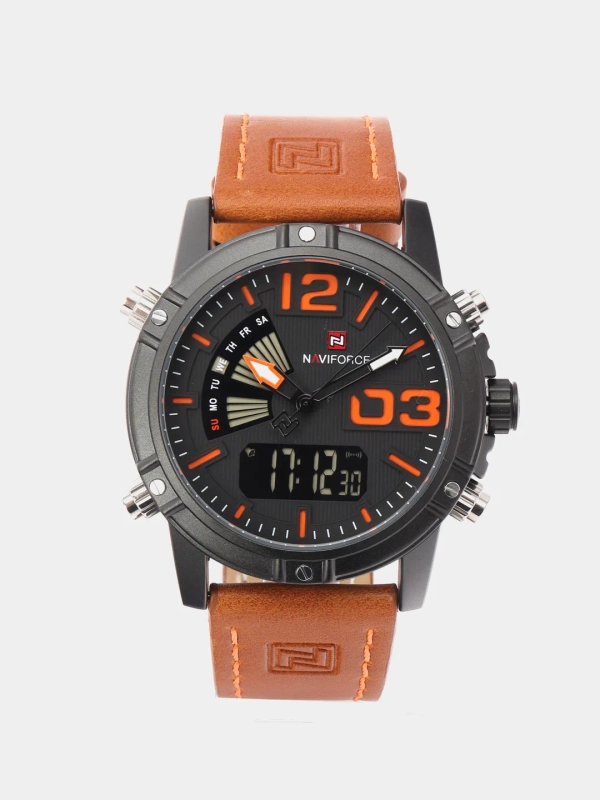 Мужские наручные часы Naviforce NF9095 с хронографом, в подарочной упаковке