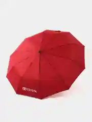 Бордовый зонт автоматический, 10 спиц