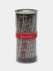 Карандаши простые чернографитные для рисования Hb, Brauberg Calaveras, 72 штуки, 880756