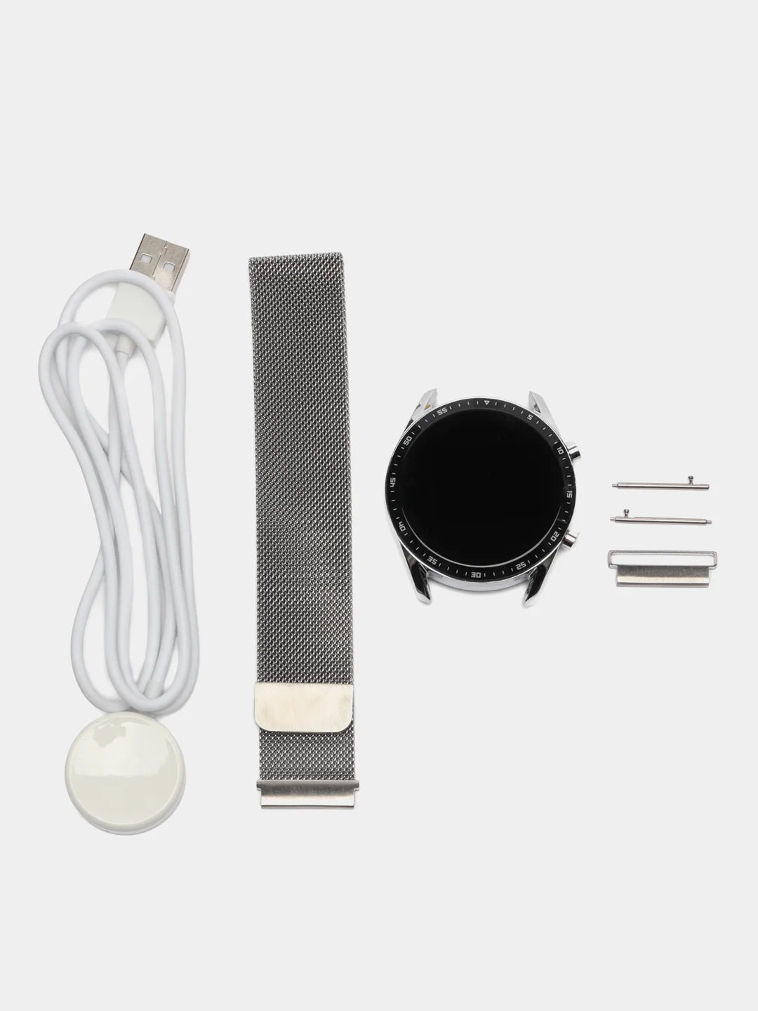 Серебряный смарт часы Smart Watch 3