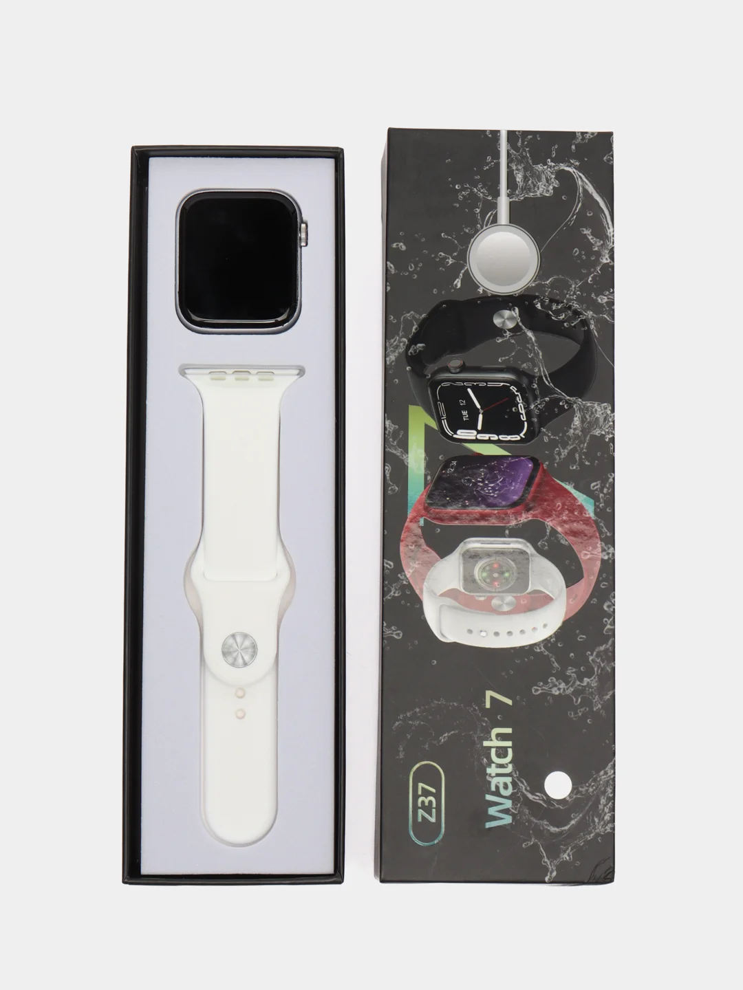 Серебряный умные часы Smart Watch 7, 44 мм