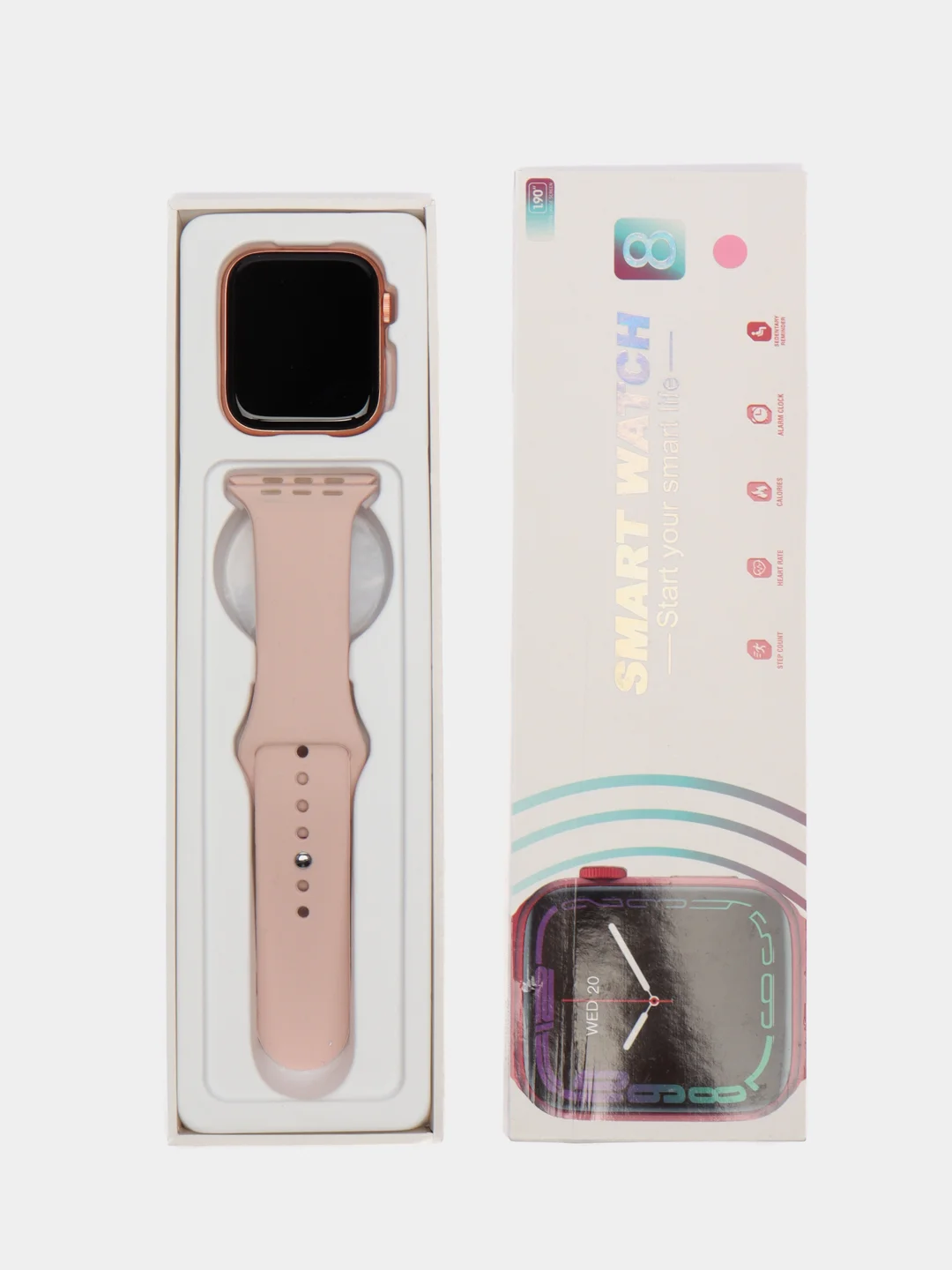 Розовый умные часы Smart Watch 8