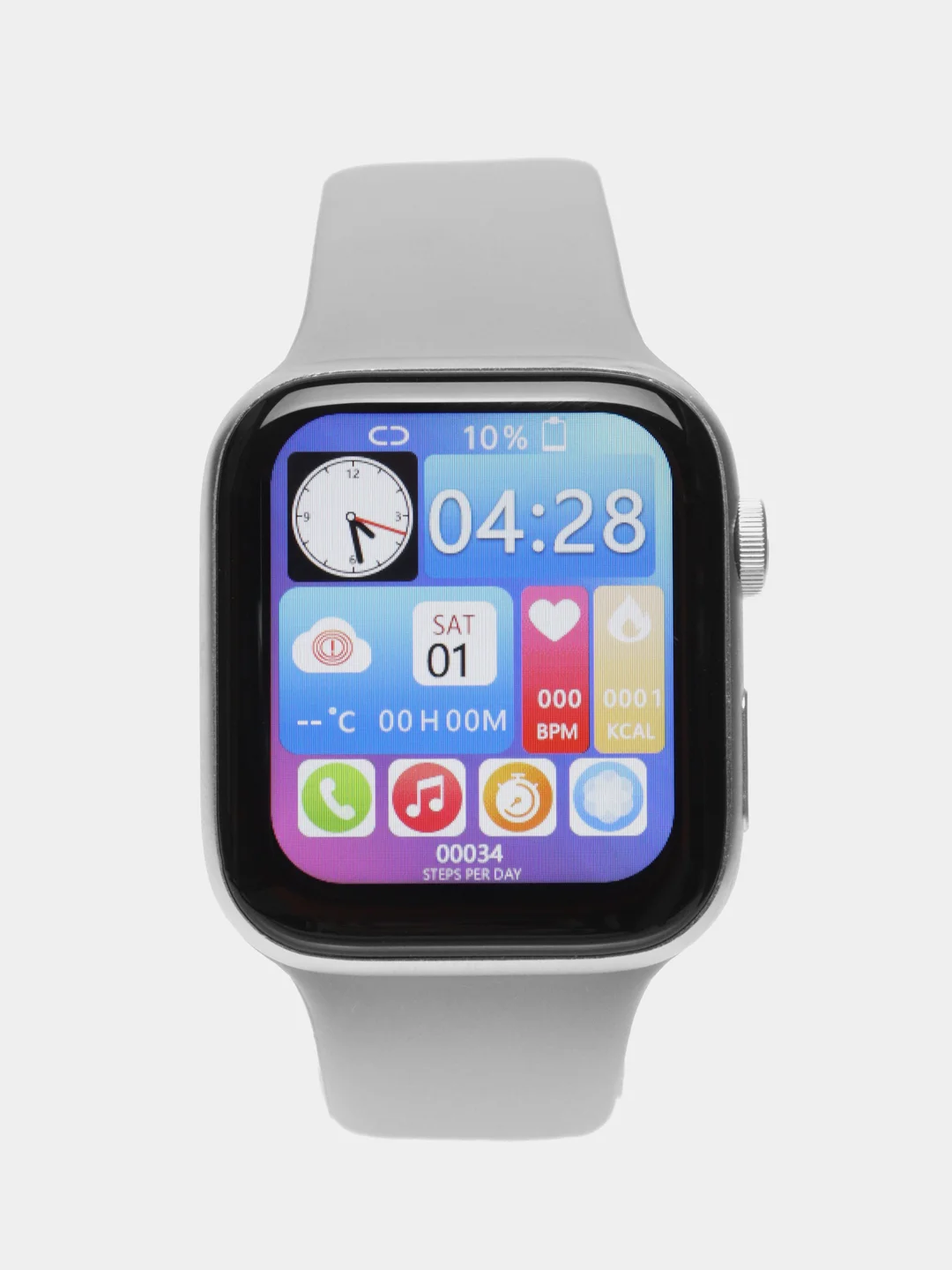 Серебряный умные часы Smart Watch X7 Pro