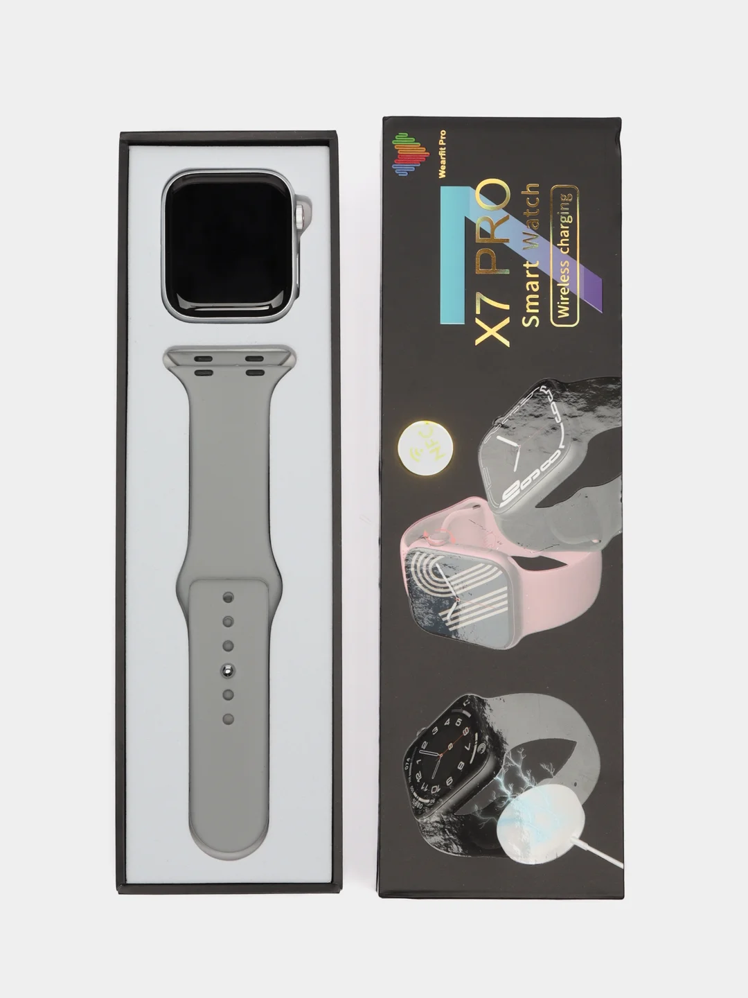 Серебряный умные часы Smart Watch X7 Pro