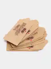 Бирка крафт, 50 шт, "Happy Valentines day"