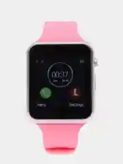 Розовый смарт часы Smart Watch DZ09/GTO8