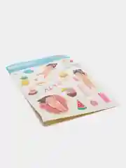 Коралловый наклейки