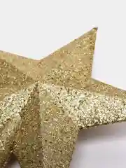 Золотой наконечник Звезда, верхушка на елку, ёлочное украшение