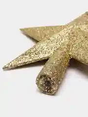 Золотой наконечник Звезда, верхушка на елку, ёлочное украшение