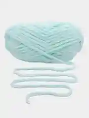 Бирюзовый пряжа плюшевая Alize Velluto, 100% микрополиэстер, 100г, 68м, плюшевая, велюровая веллюто
