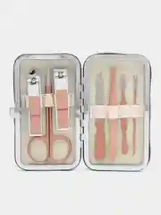 Розовый маникюрный набор дорожный