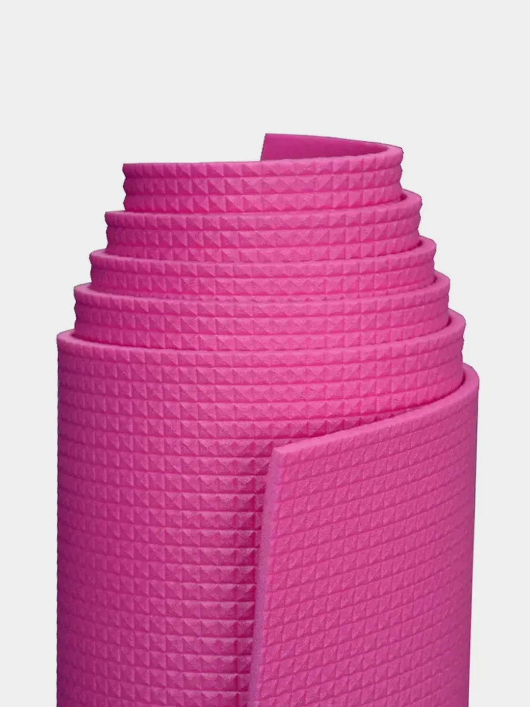 Фуксия коврик спортивный для зарядки, фитнеса, йоги Isolon Sport 5, 180х60 см