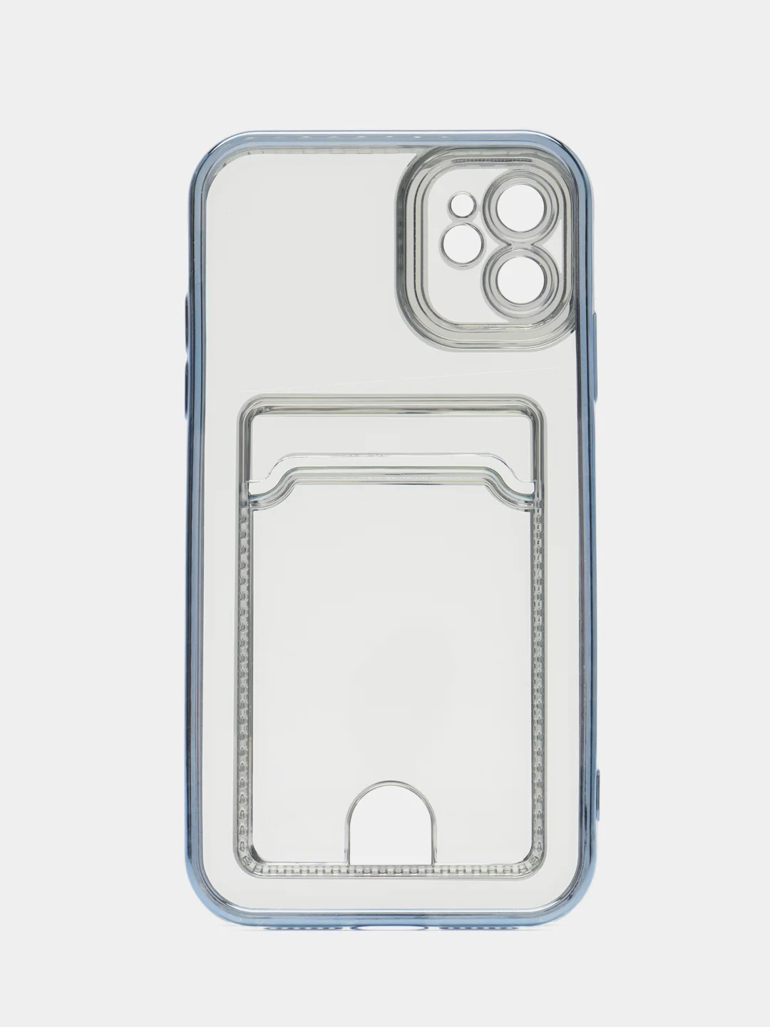 Розовый чехол на Айфон, с карманом для карт, IPhone XR 11 12 13 14 15 Pro Max, картхолдер