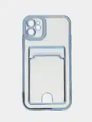 Розовый чехол на Айфон, с карманом для карт, IPhone XR 11 12 13 14 15 Pro Max, картхолдер