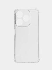 Чехол на Tecno Spark 10 (10C, Спарк 10 / 10С) прозрачный, силиконовый, противоударный