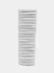 Белый резинки, 20 шт, черные, белые