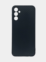 Чехол для Samsung Galaxy A14 / Самсунг Галакси А14, силиконовый, под карбон